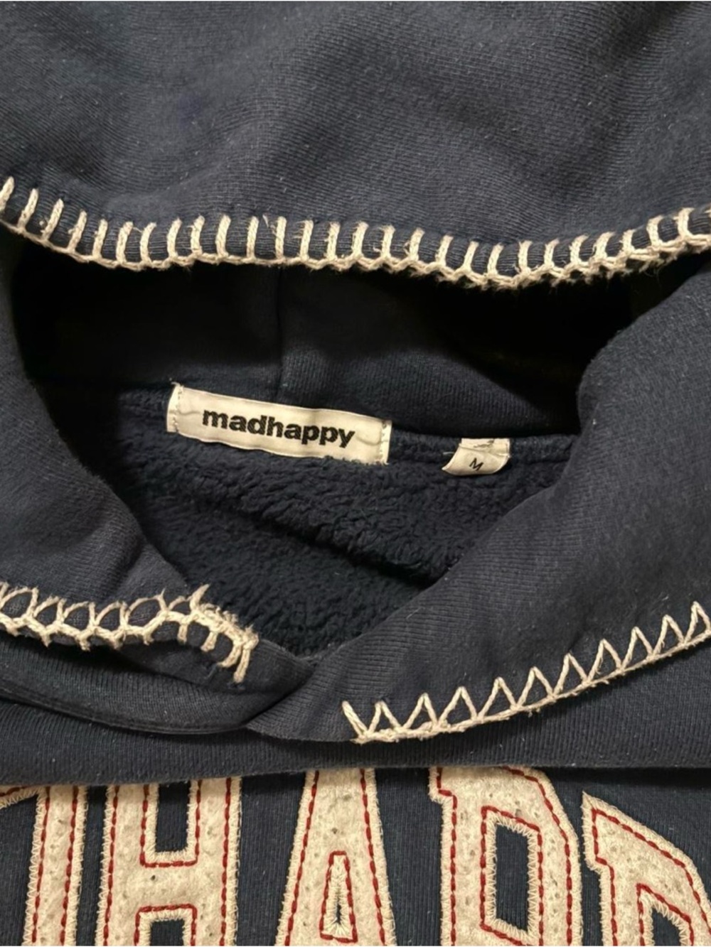 MADHAPPY Navy Hoodie - Picture 2 of 2